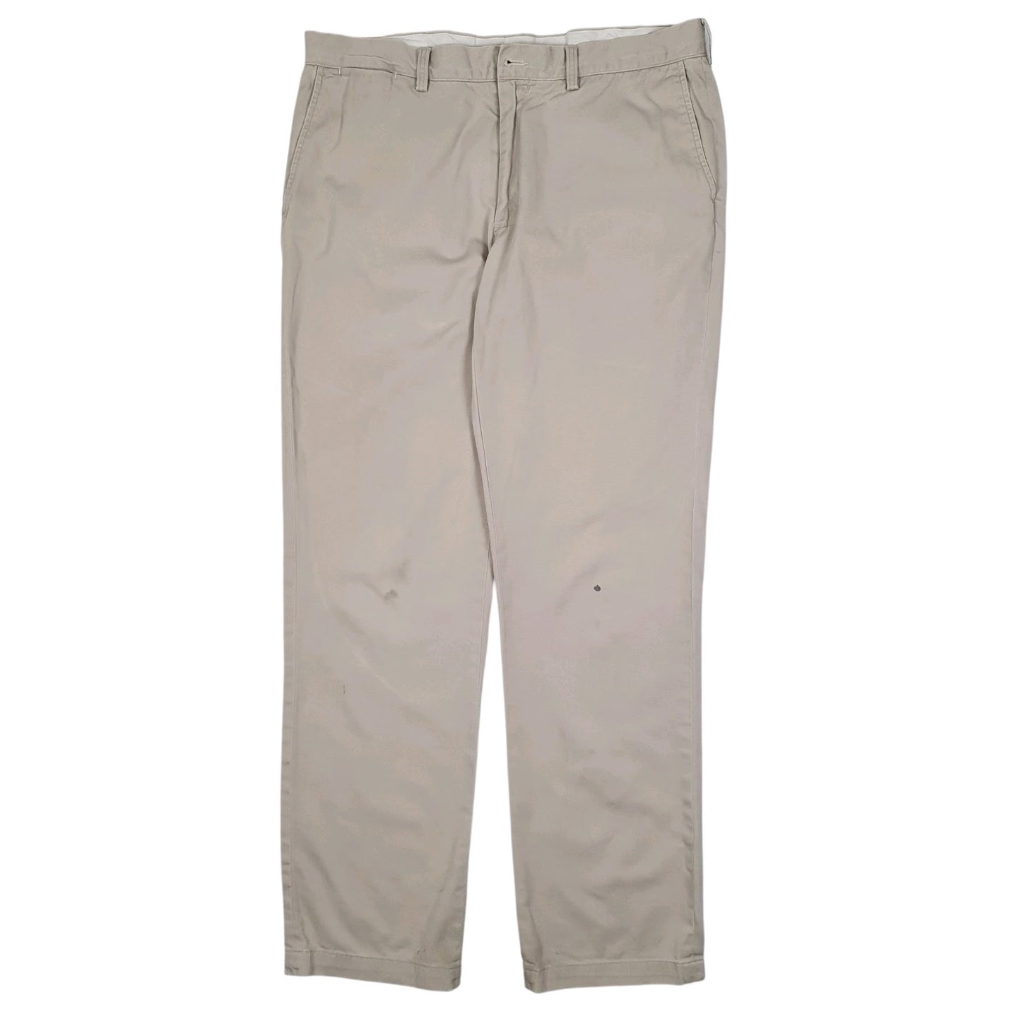 Mens Beige Polo Ralph Lauren Classic Fit Chino Trousers