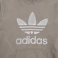 Mens Grey Adidas Spellout Hoodie Jumper