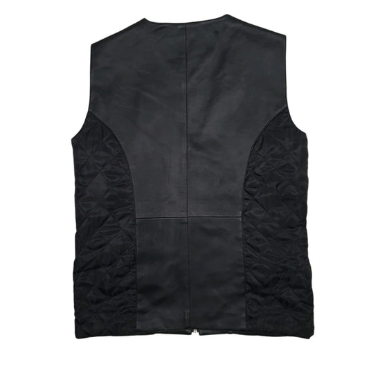 Mens Black Cibyll Jeans Waistcoat Vest  Coat