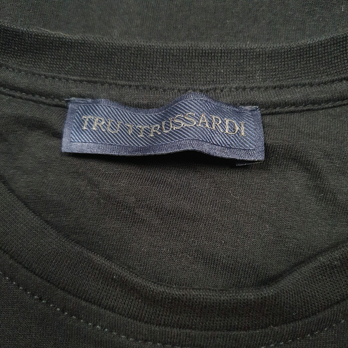 Mens Black Trussardi   T Shirt