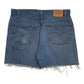Mens Blue Levis Vintage 90s Made In USA V Neck Shorts