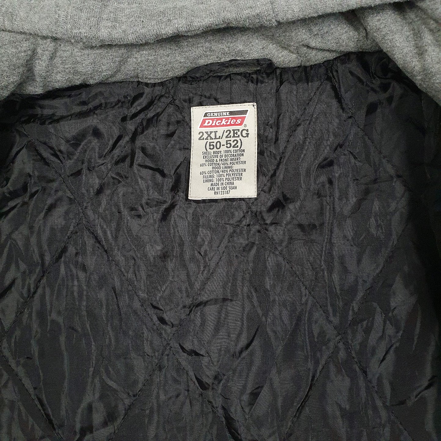 Mens Black Wrangler Chore Windbreaker Hoodie Full Zip Coat