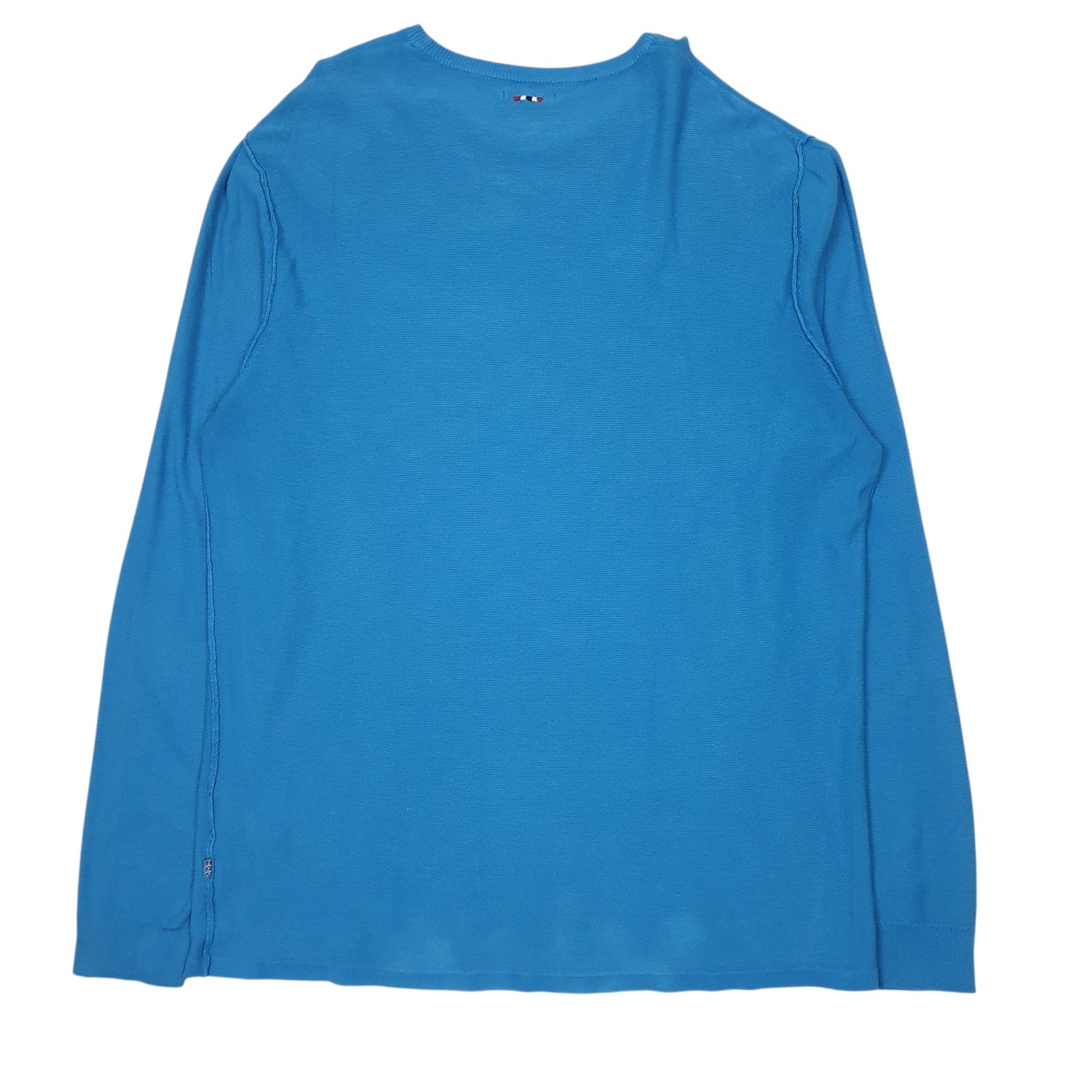 Mens Blue Napapijri  Crewneck Jumper