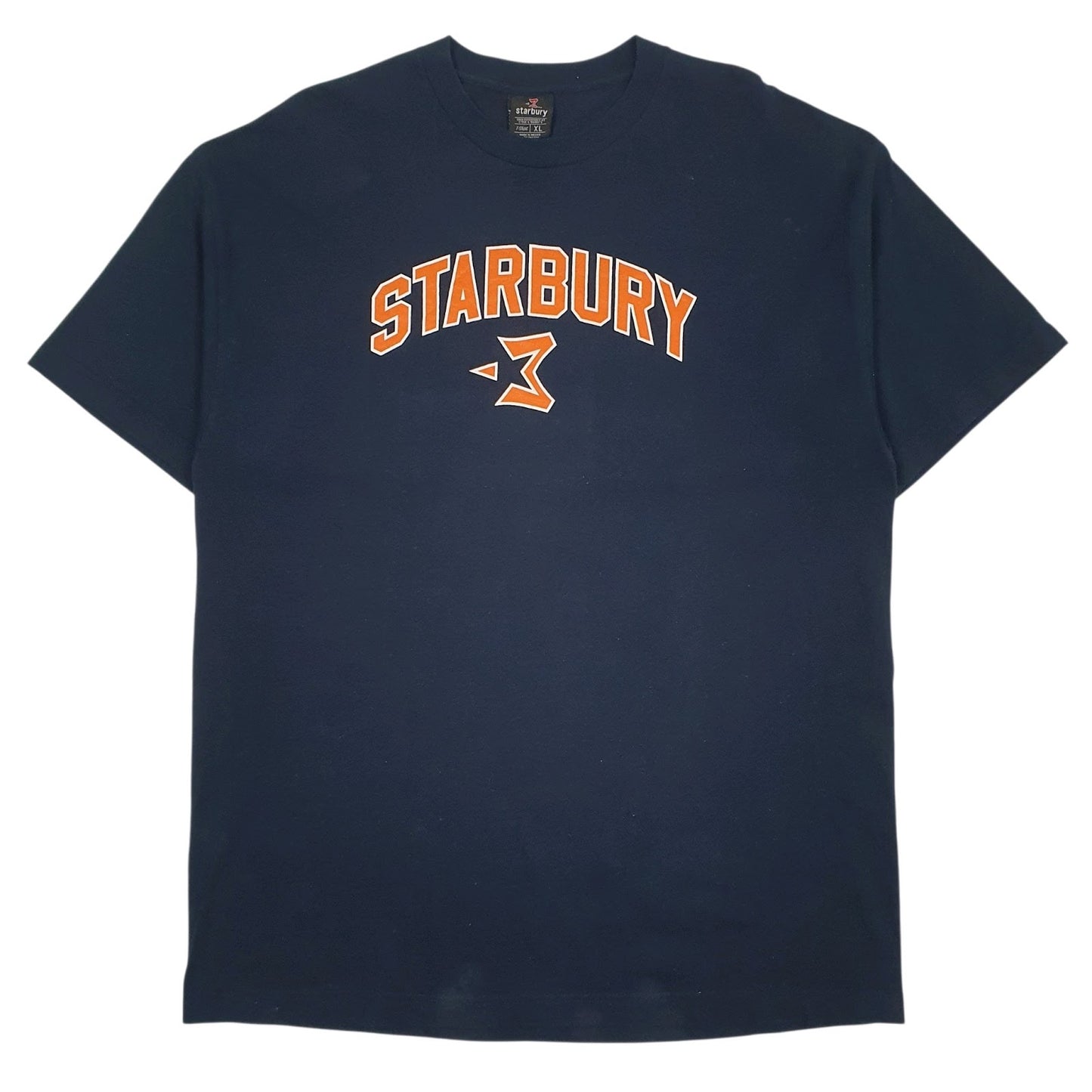 Mens Navy Starbury NBA Spellout Short Sleeve T Shirt
