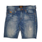 Mens Blue Superdry Officers Short Denim Shorts