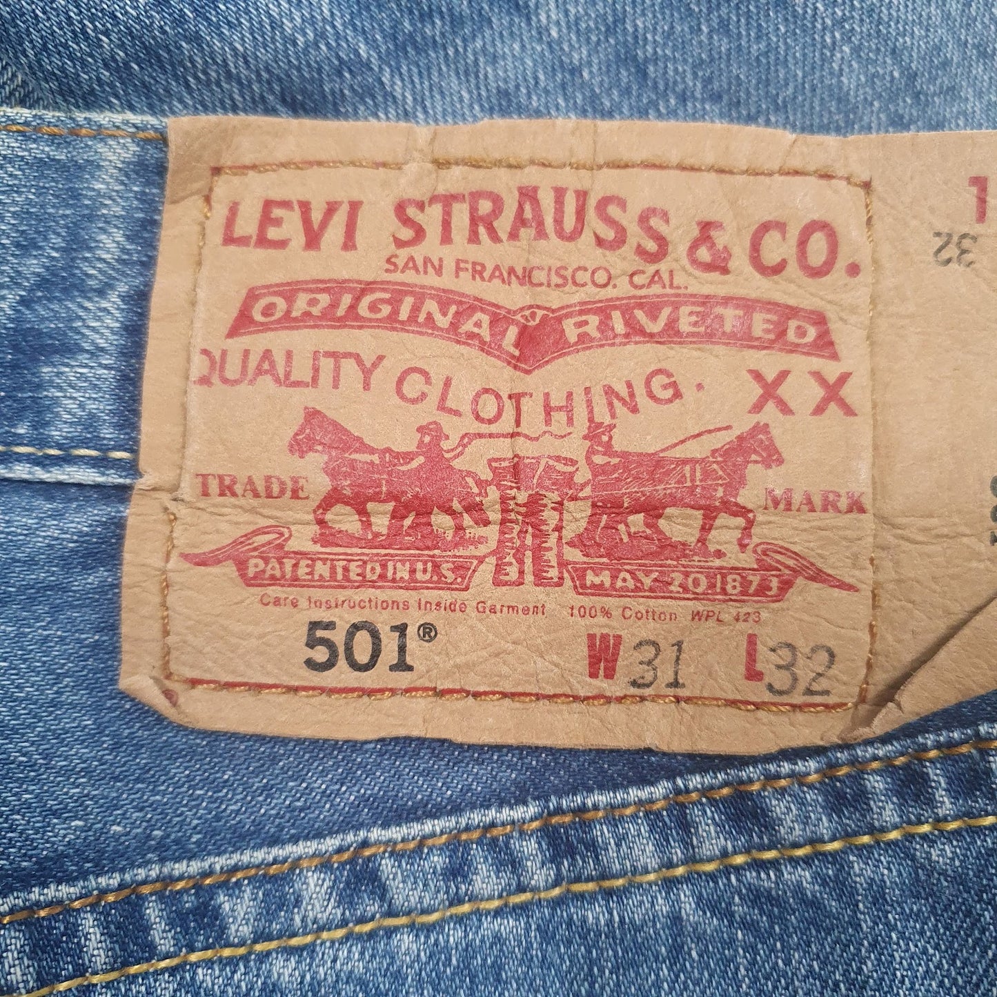 Mens Blue Levis   Jeans