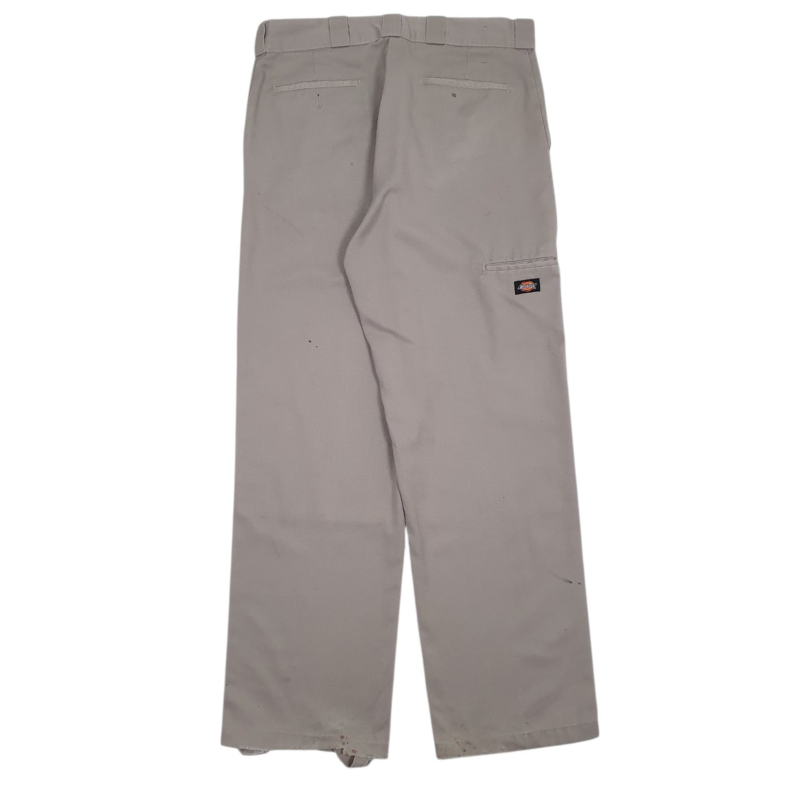 Mens Grey Dickies Workwear Double Knee Crewneck Trousers