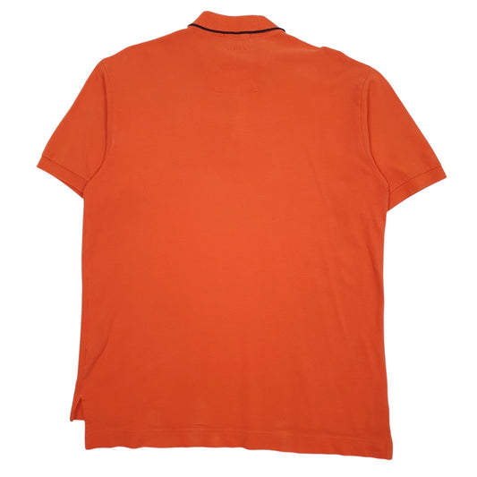 Mens Orange Nautica   Polo Shirt