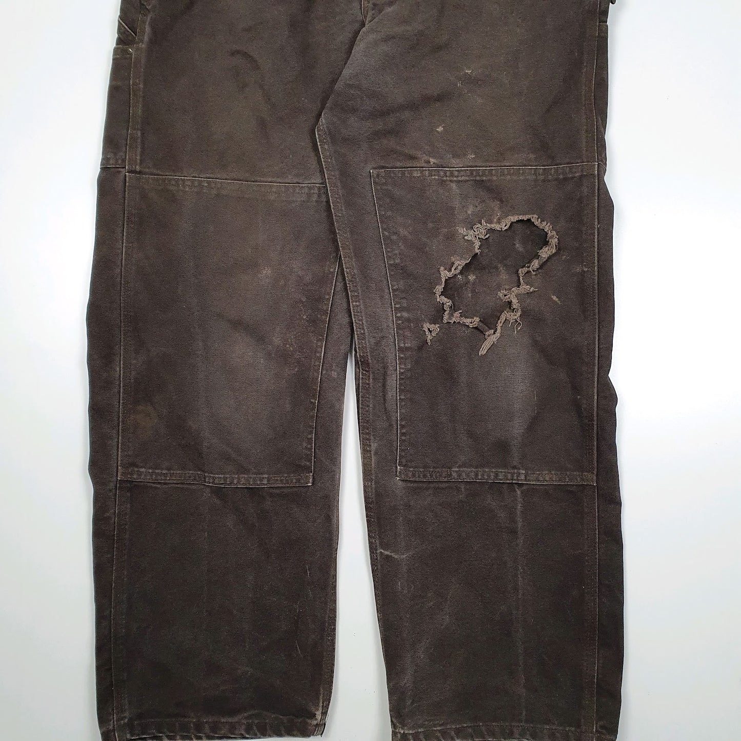 Mens Brown Carhartt R06 DKB  Trousers