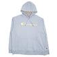 Mens Blue Champion Spellout Hoodie Jumper