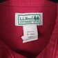 Mens Red L.L.Bean Chamois  Shirt