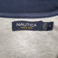 Mens Grey Nautica Lightweight Quarter Zip Jumper