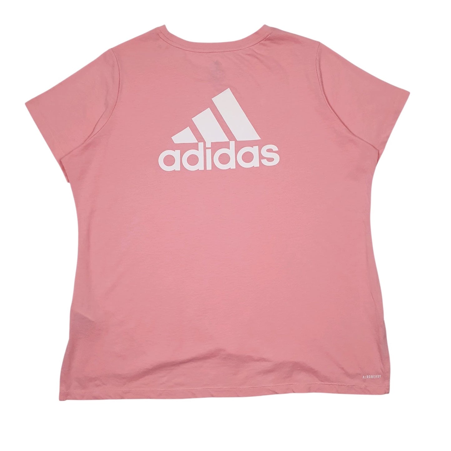Womens Pink Adidas Aero Ready Short Sleeve T Shirt