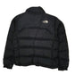 Womens Black The North Face Nuptse Hoodie Coat