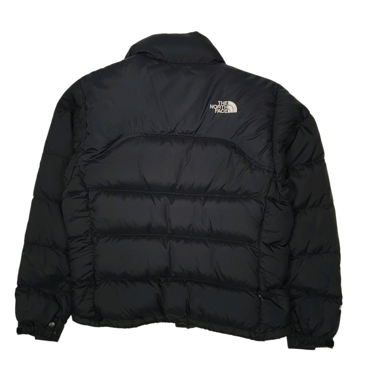 Womens Black The North Face Nuptse Hoodie Coat