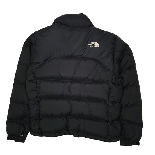 Womens Black The North Face Nuptse Hoodie Coat