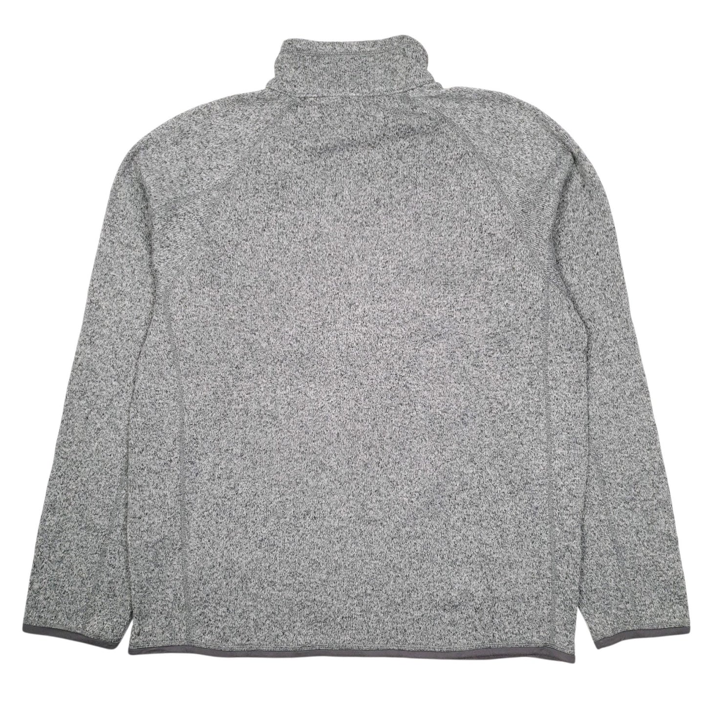 Mens Grey Patagonia Better Sweater Quarter Zip Jumper