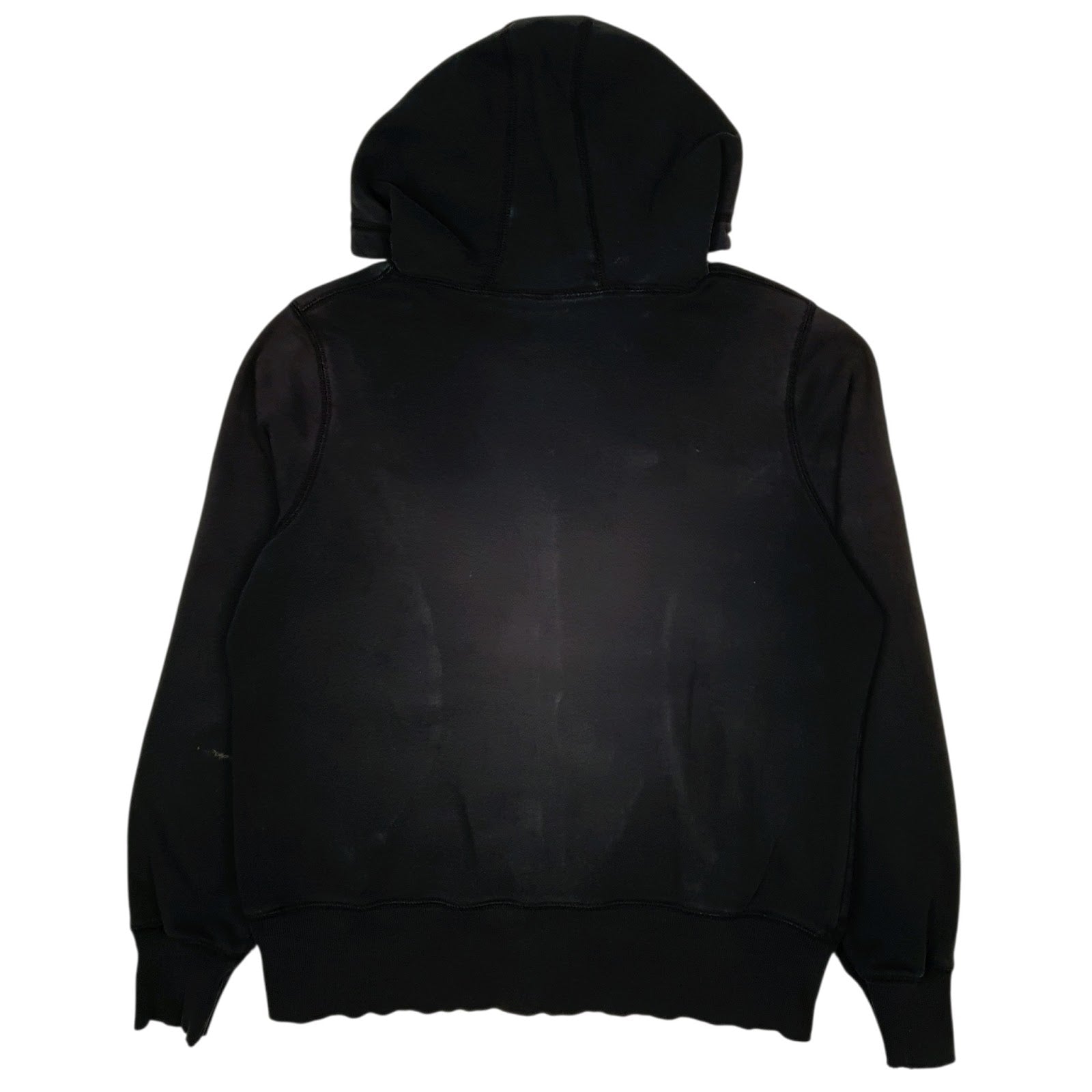 Womens Black Champion Hoodie Full Zip Jumper