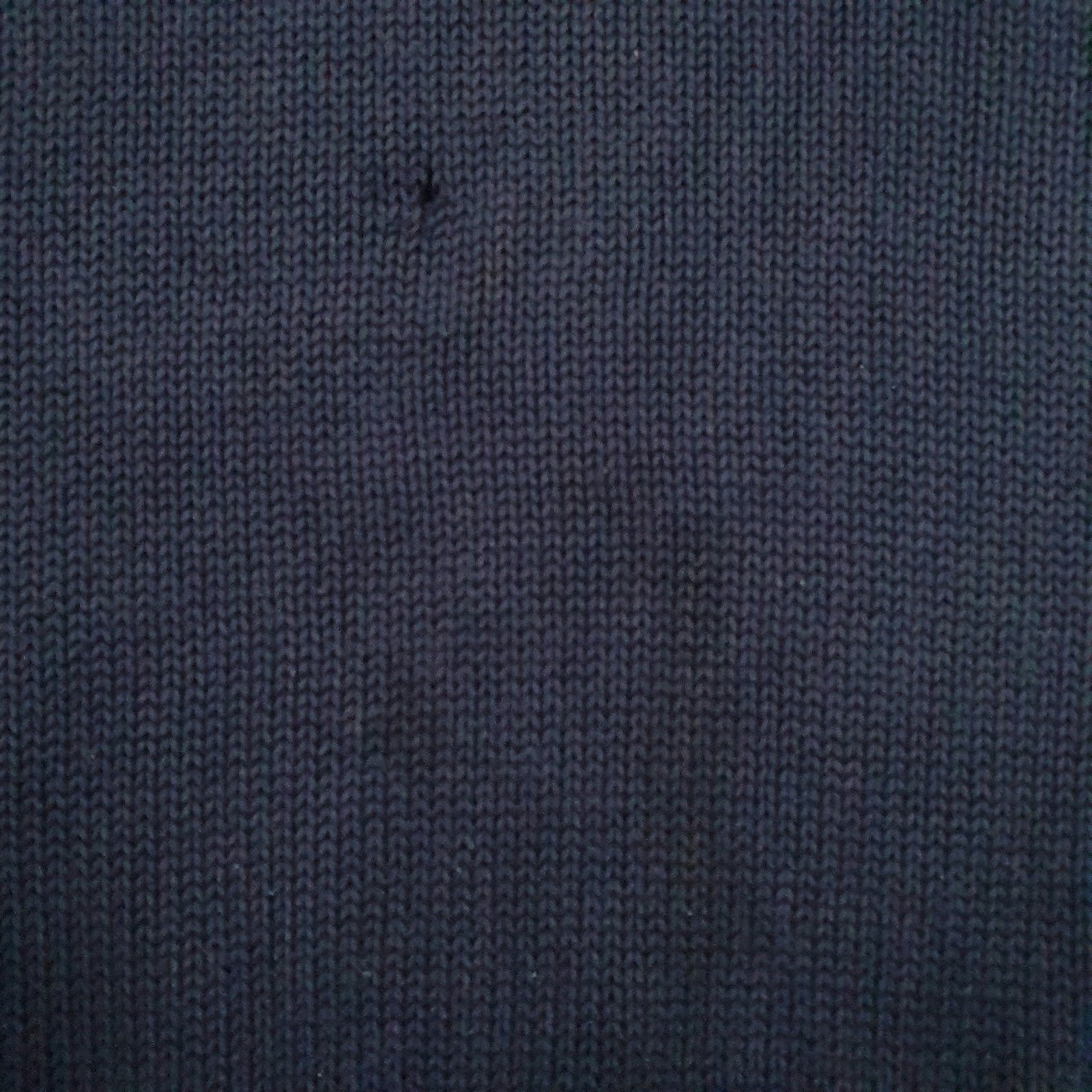 Mens Navy Polo Ralph Lauren Vintage 90s Heavy Knit Crewneck Jumper