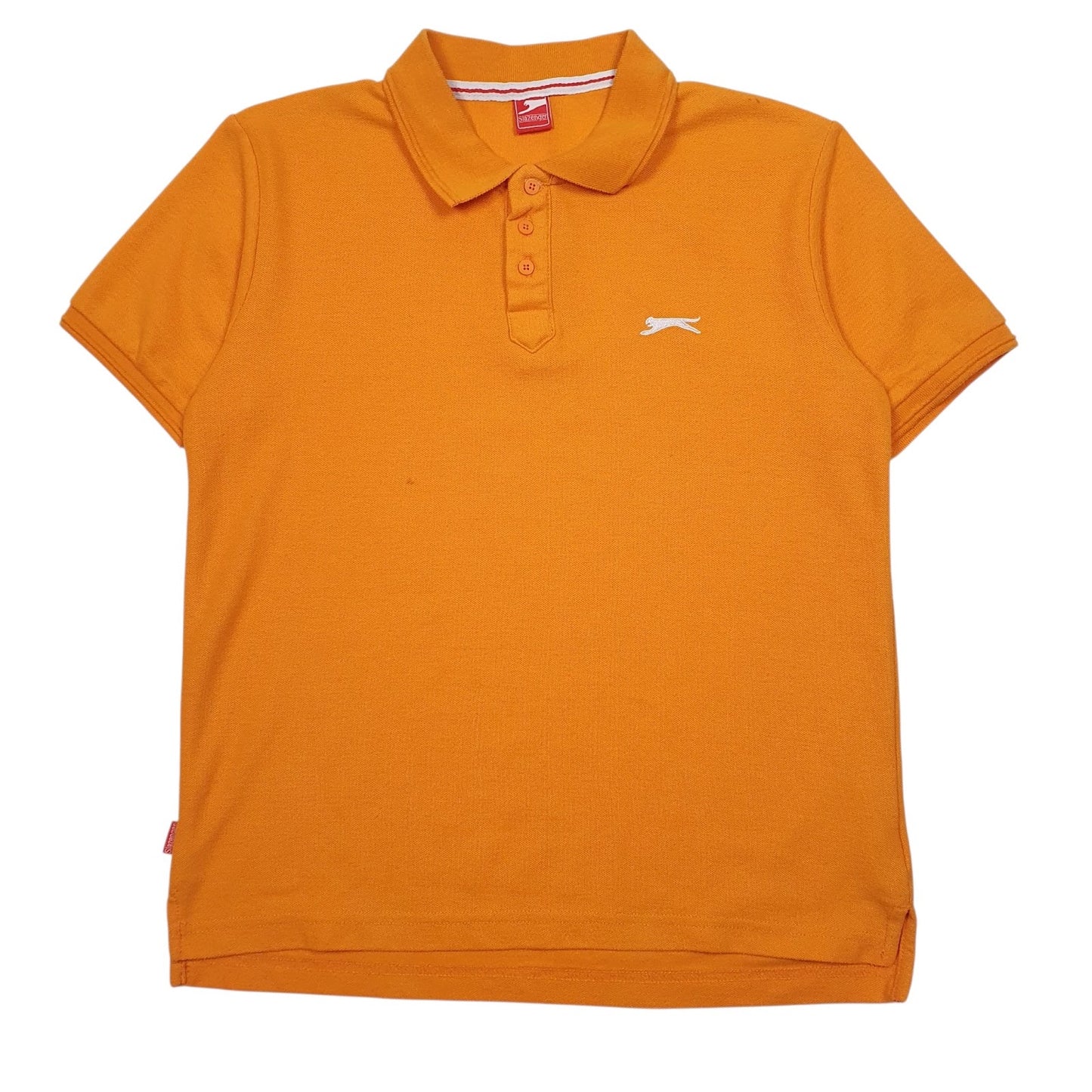 Mens Orange Slazenger  Short Sleeve Polo Shirt