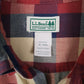 Mens Red L.L.Bean Flannel  Shirt