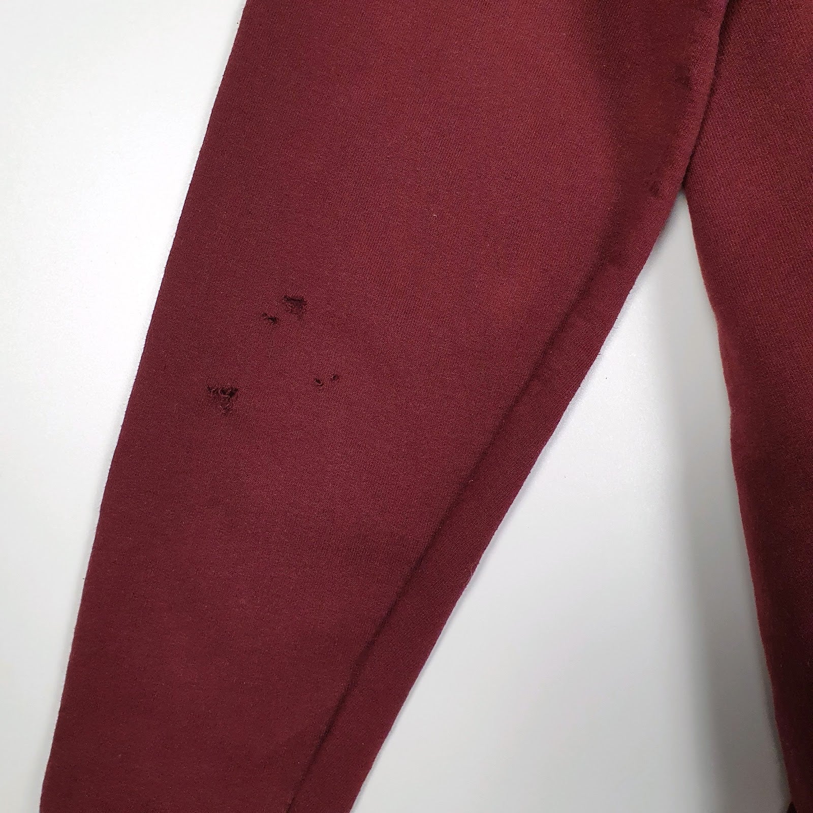 Mens Burgundy Champion  Hoodie Jumper