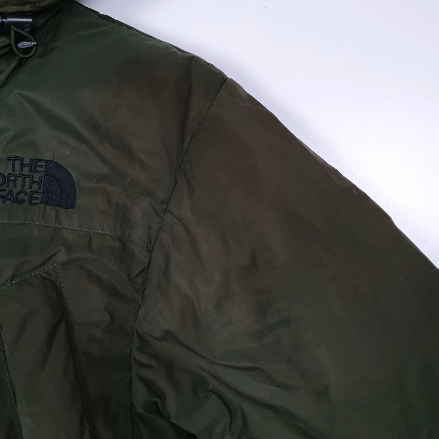Mens Green The North Face White Label Parka Longline 800  Coat