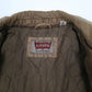 Mens Brown Levis Type 3 Canvas Bomber Windbreaker  Coat