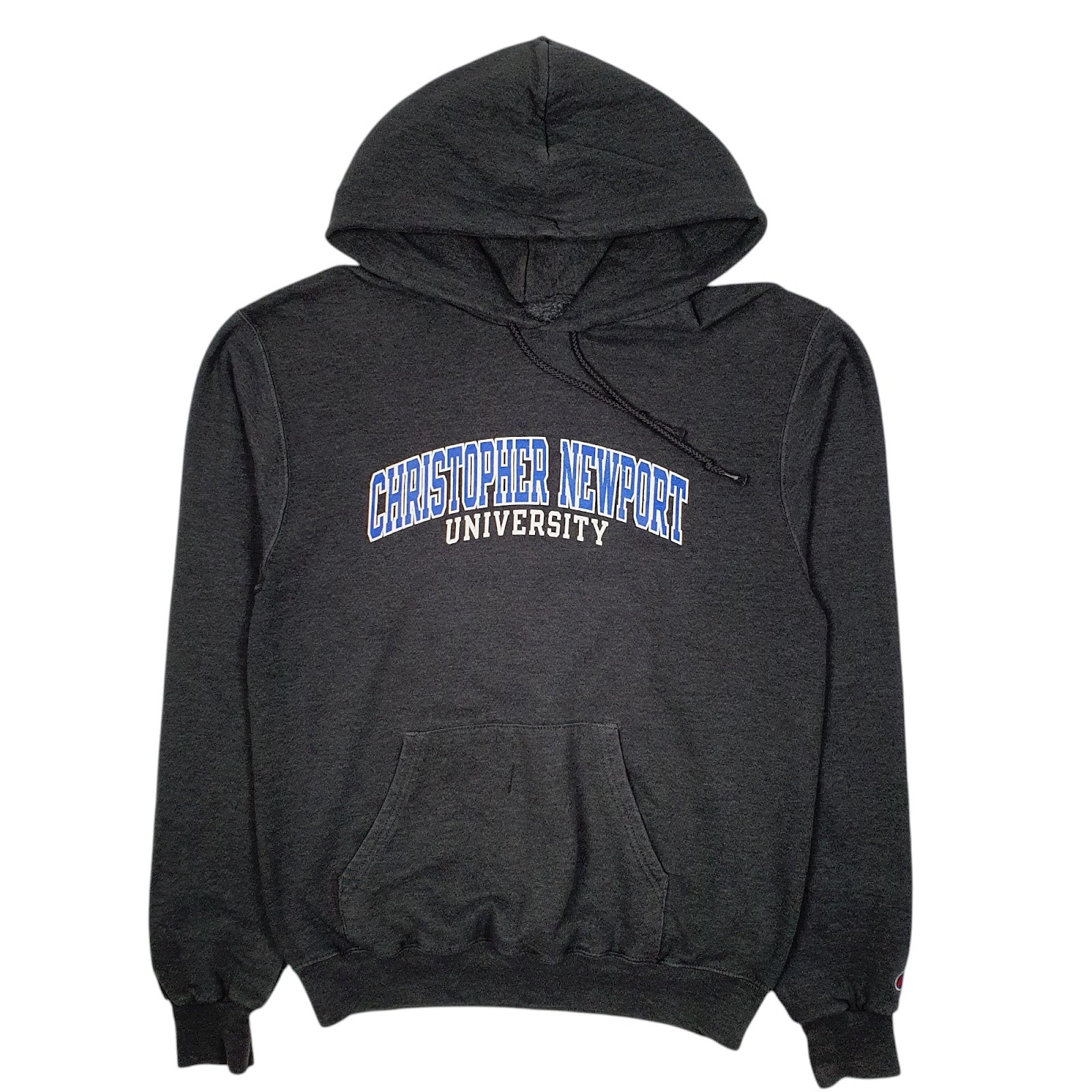 Mens Grey Champion Christopher Newport Hoodie Jumper
