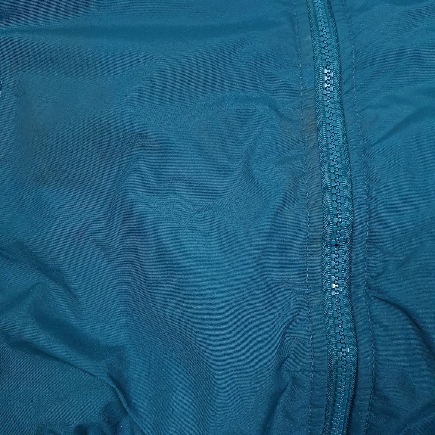 Mens Green Columbia Sportswear Company Vintage 90s Bomber Crewneck Coat