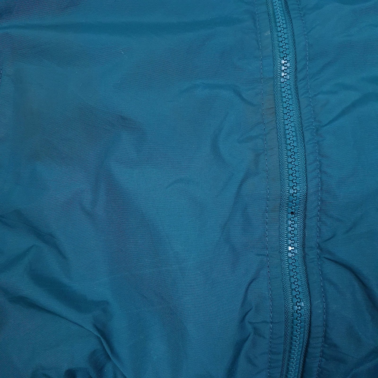 Mens Green Columbia Sportswear Company Vintage 90s Bomber Crewneck Coat