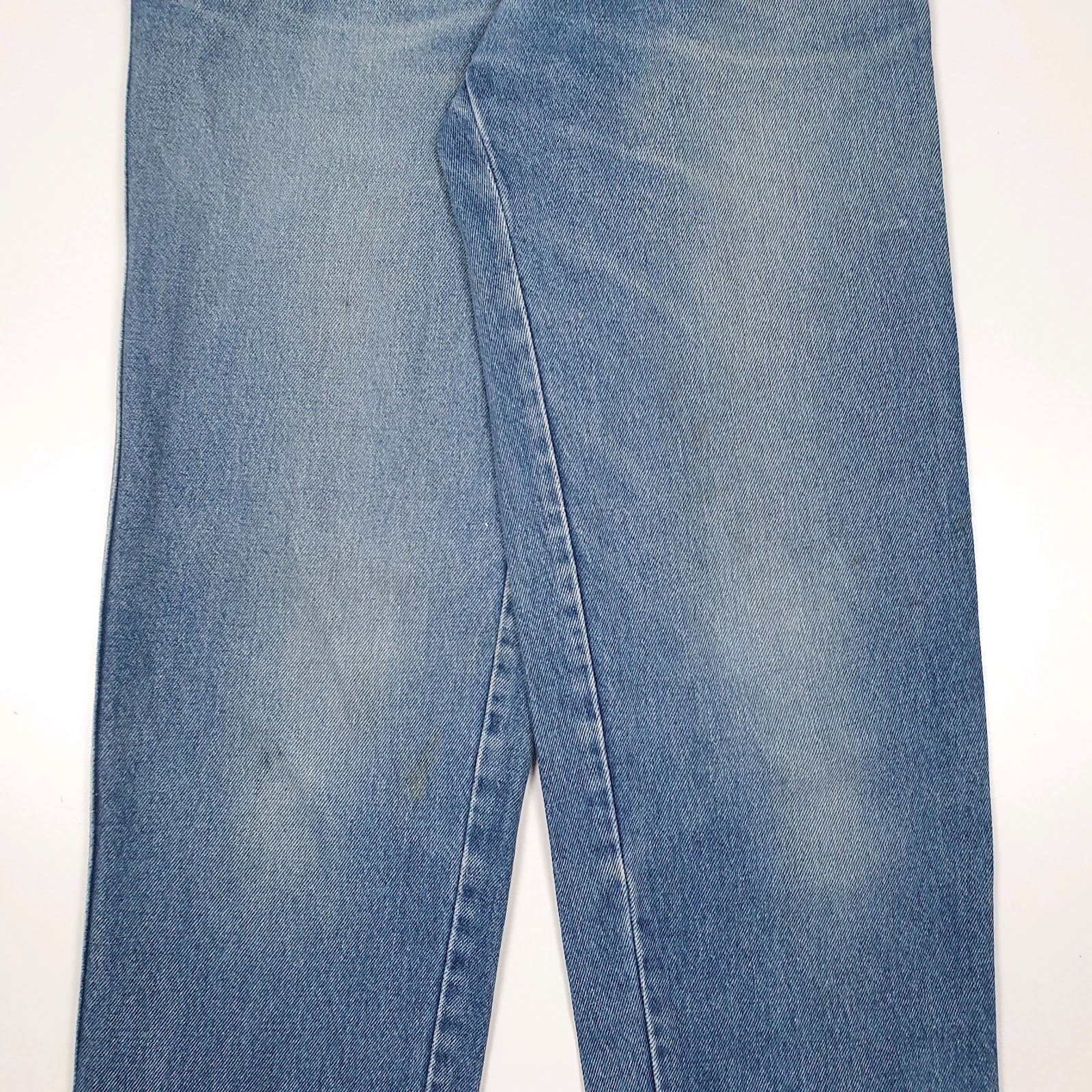 Womens Blue Unbranded Pleated  Jeans