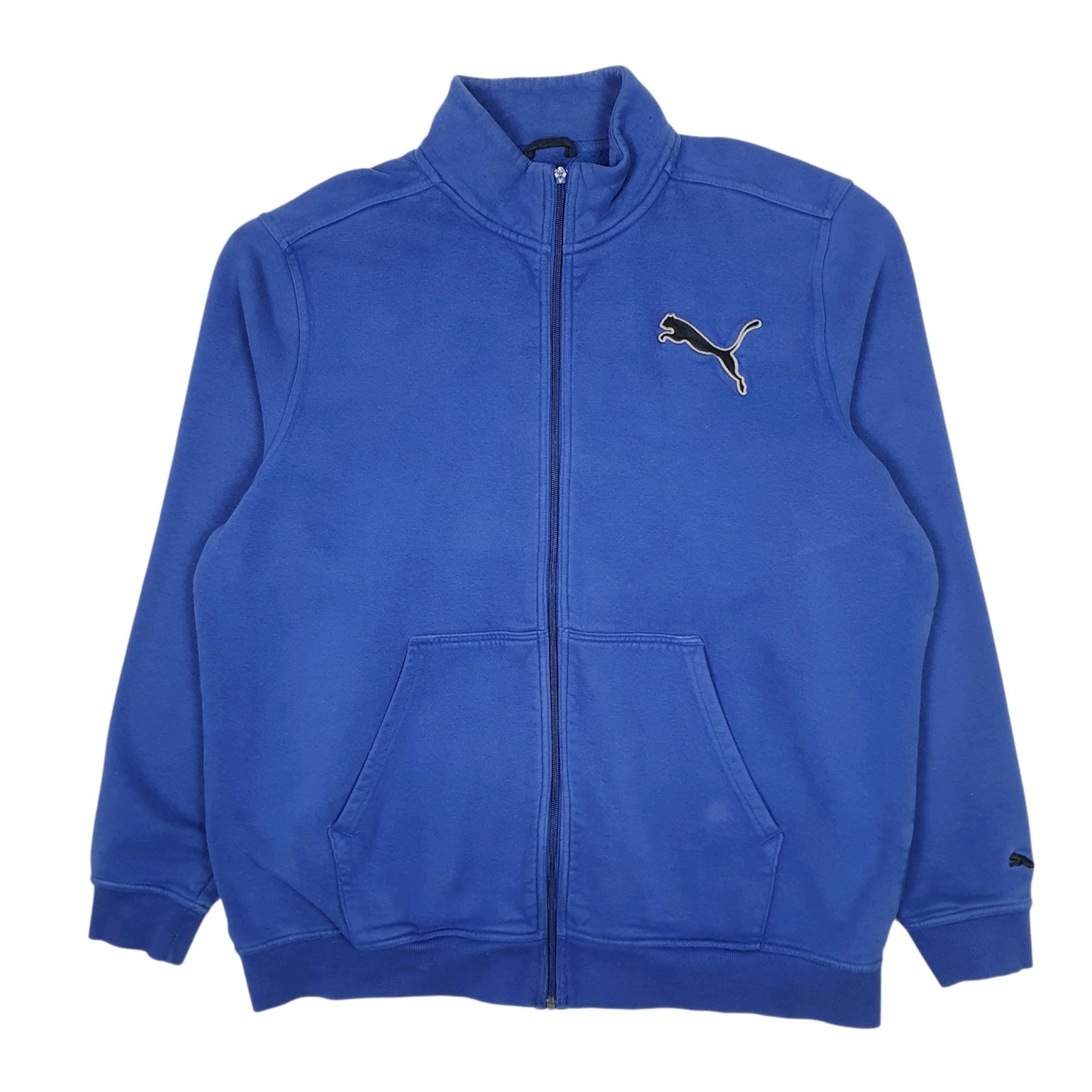 Mens Blue Puma  Full Zip Jumper