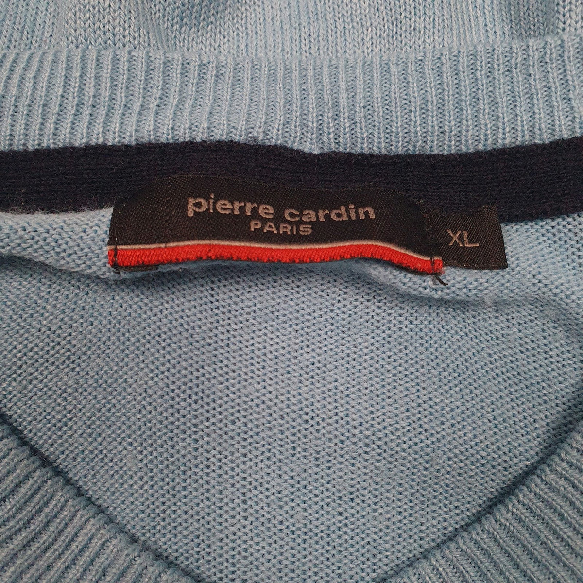 Mens Blue Pierre Cardin  Crewneck Jumper