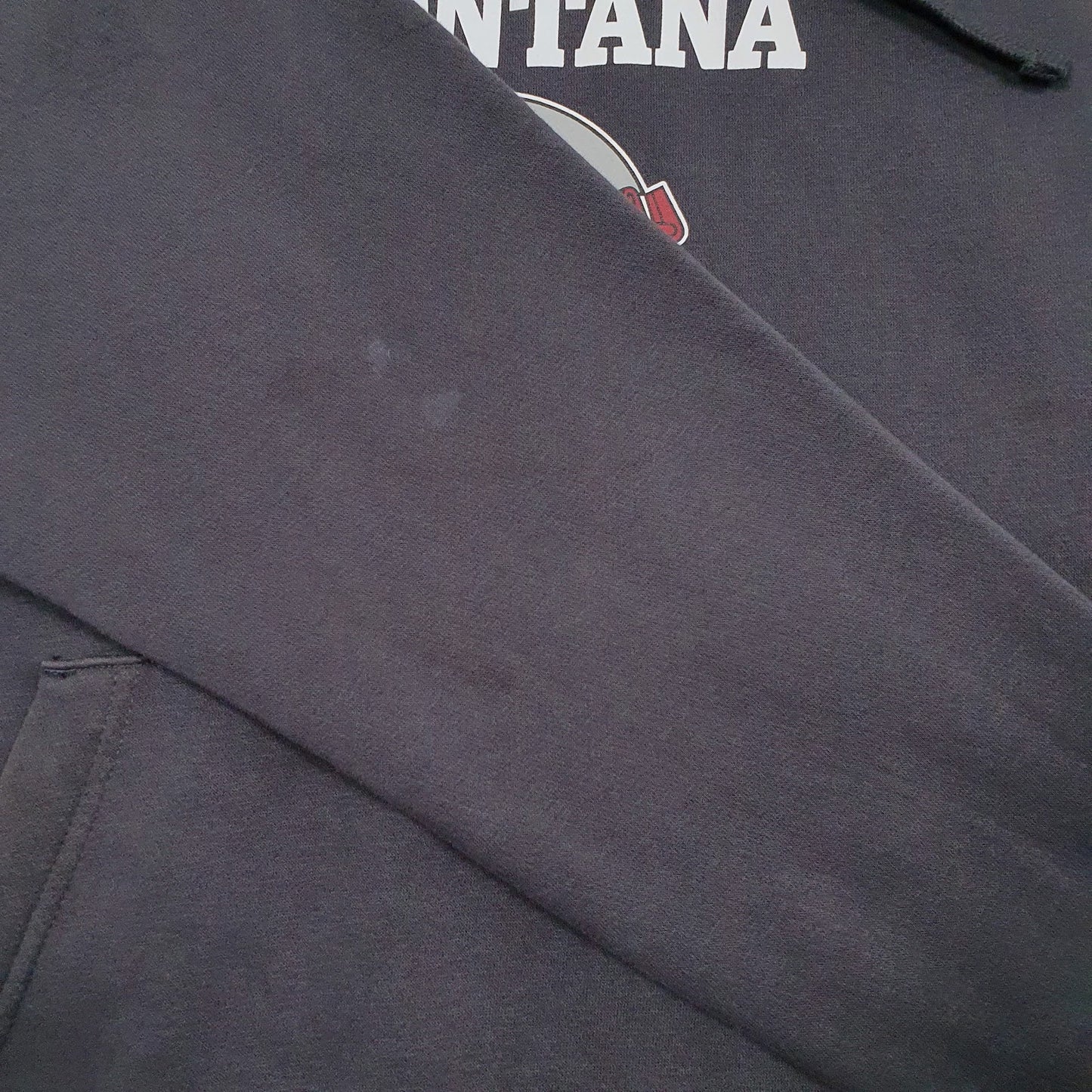 Mens Grey Nike Montana Football Hoodie Jumper