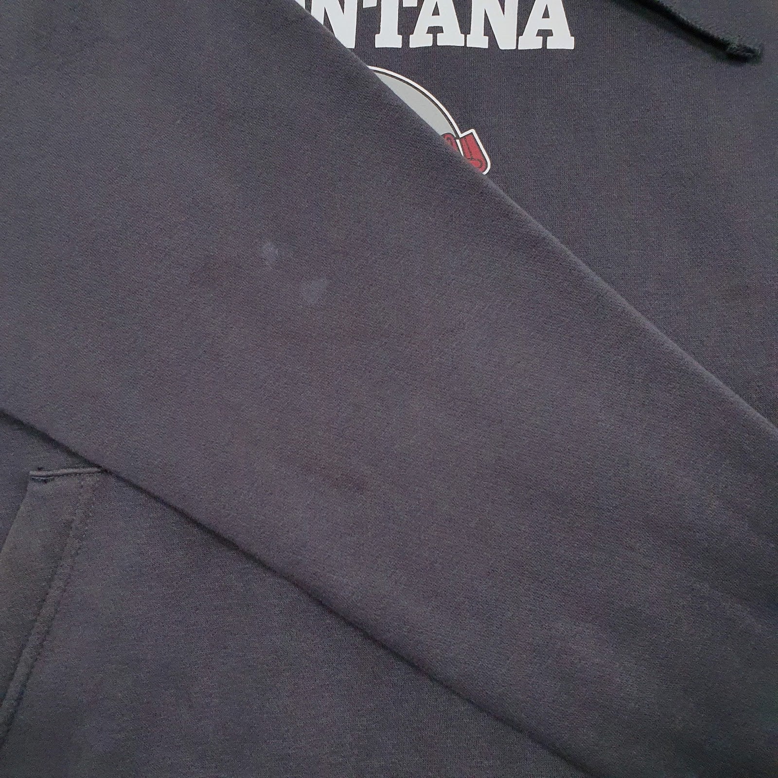 Mens Grey Nike Montana Football Hoodie Jumper