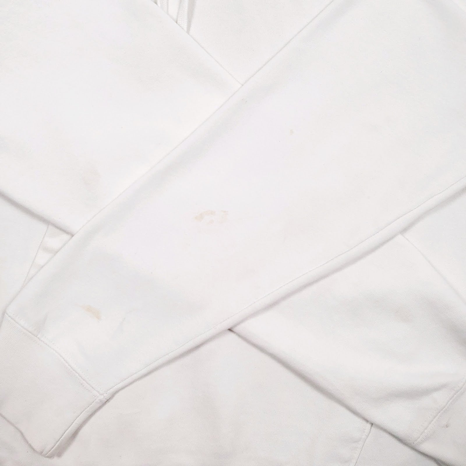 Mens White Champion  Hoodie Jumper