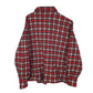Womens Red Cosmotex Vintage Flannel  Shirt