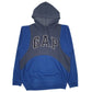 Womens Blue Gap Spellout Hoodie Jumper