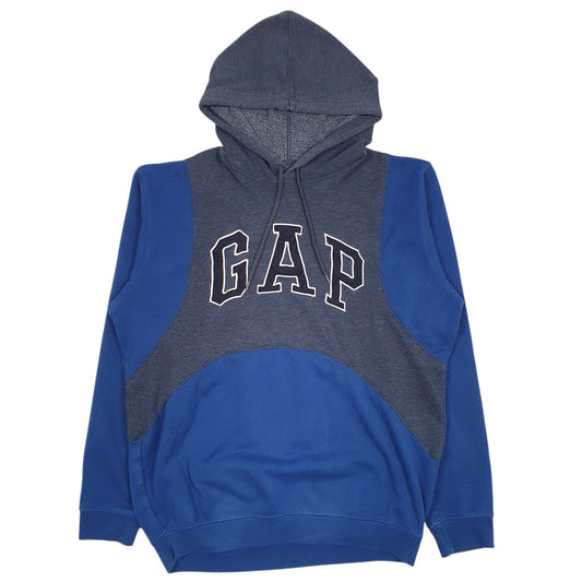 Womens Blue Gap Spellout Hoodie Jumper