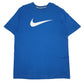 Mens Blue Nike Swoosh Short Sleeve T Shirt
