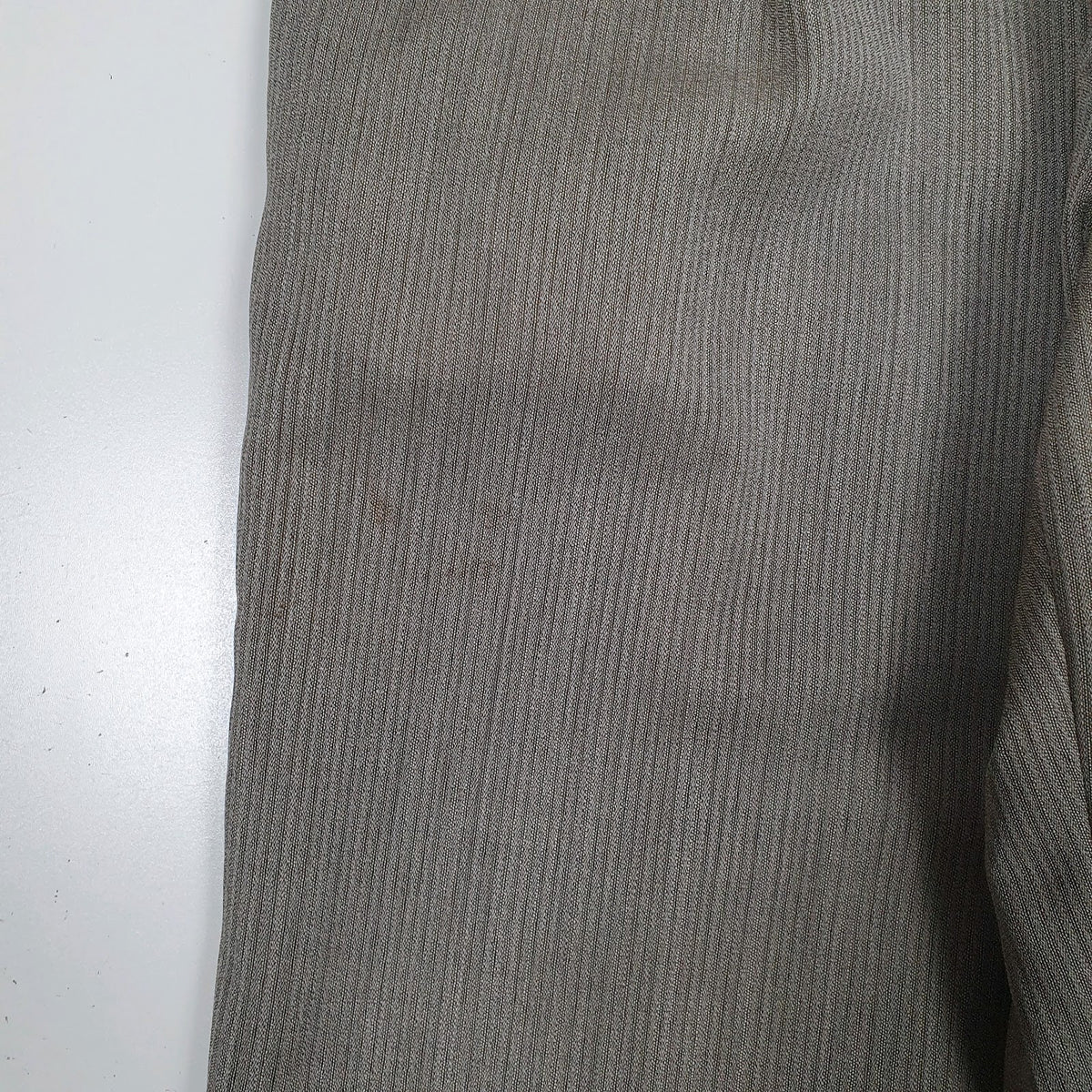 Mens Grey Cacharel Pinstriped Vintage  Trousers