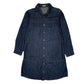Womens Blue Gu  Long Sleeve Dress