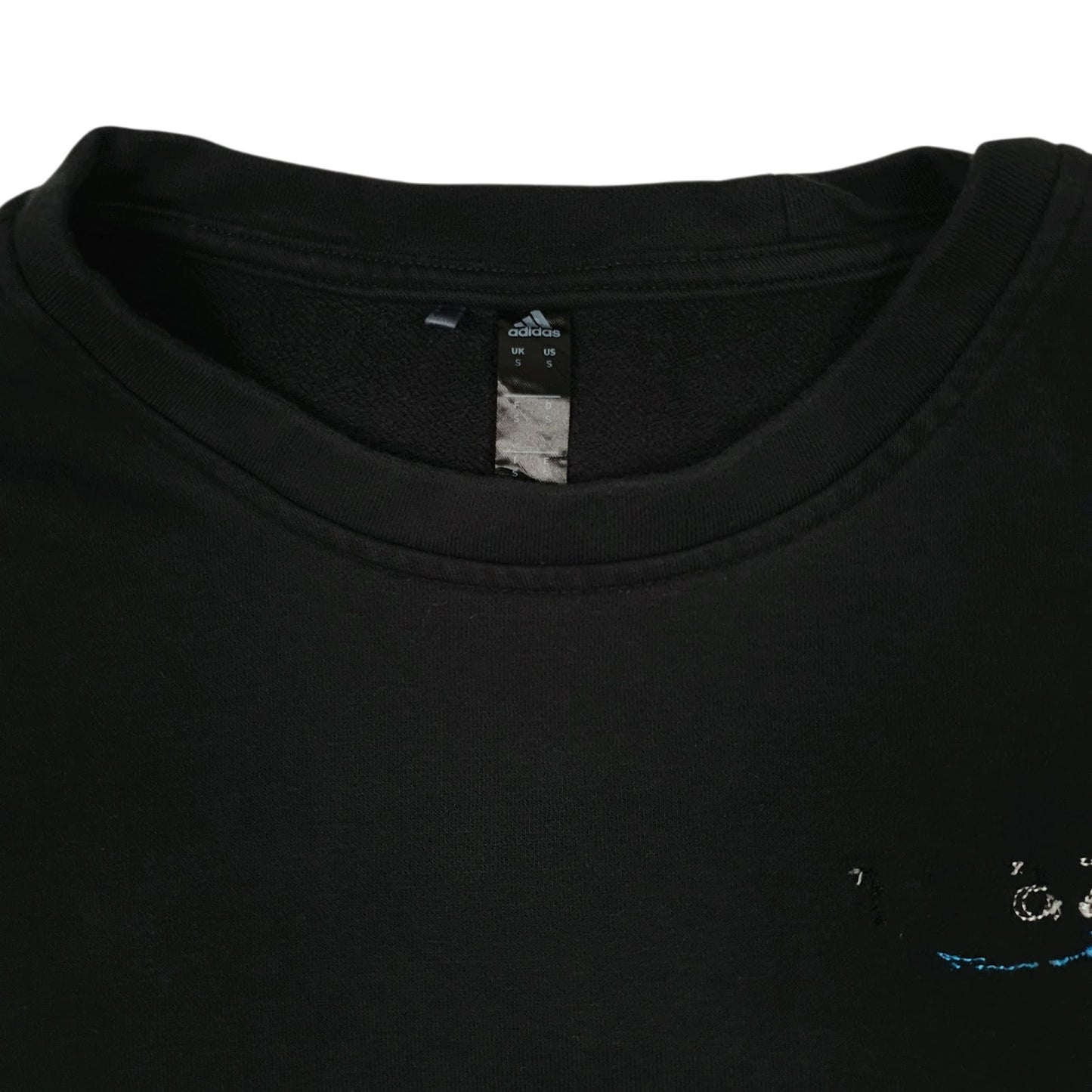 Mens Black Adidas  Crewneck Jumper