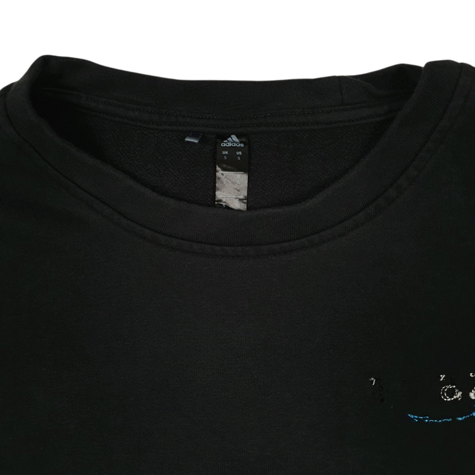Mens Black Adidas  Crewneck Jumper
