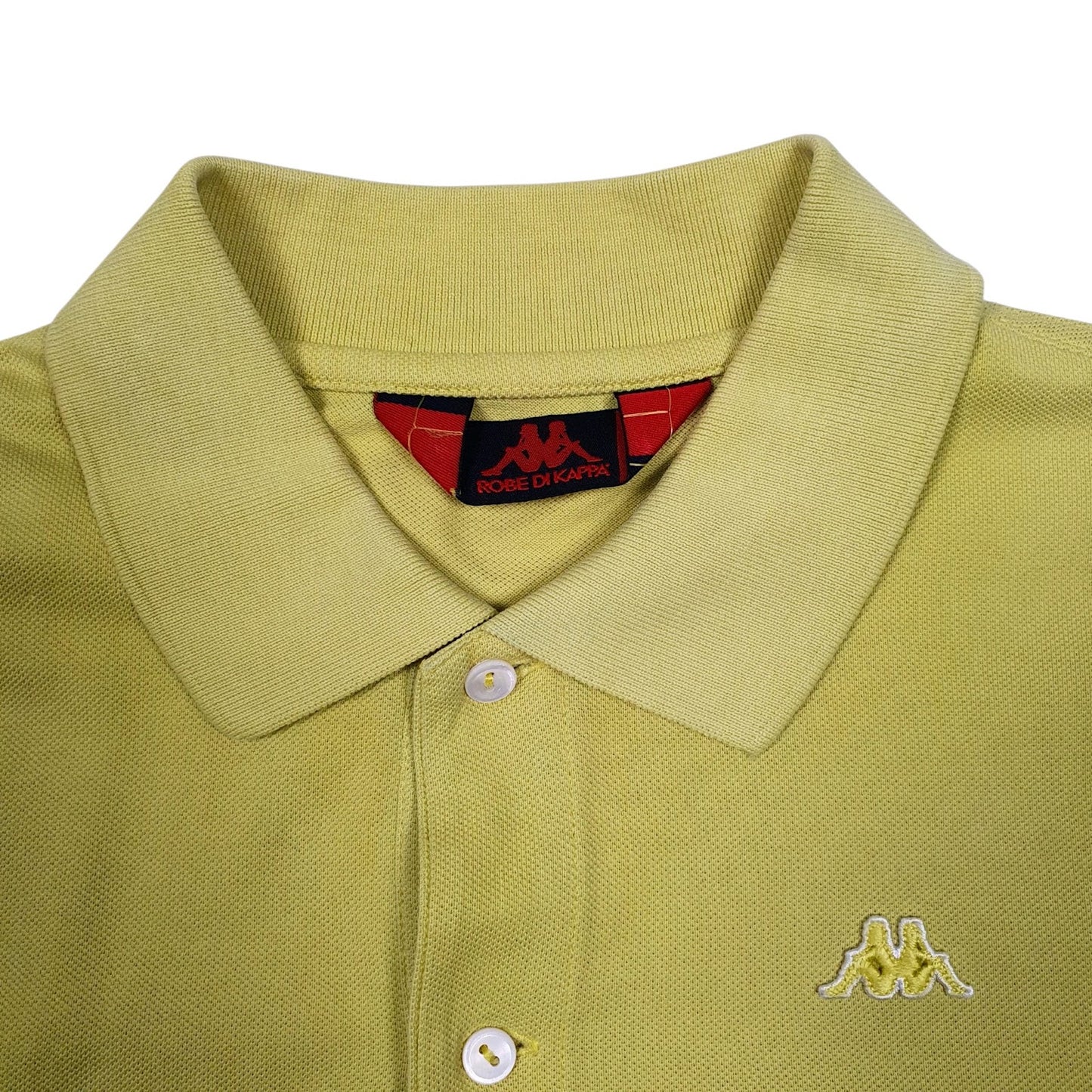Mens Yellow Kappa   Polo Shirt