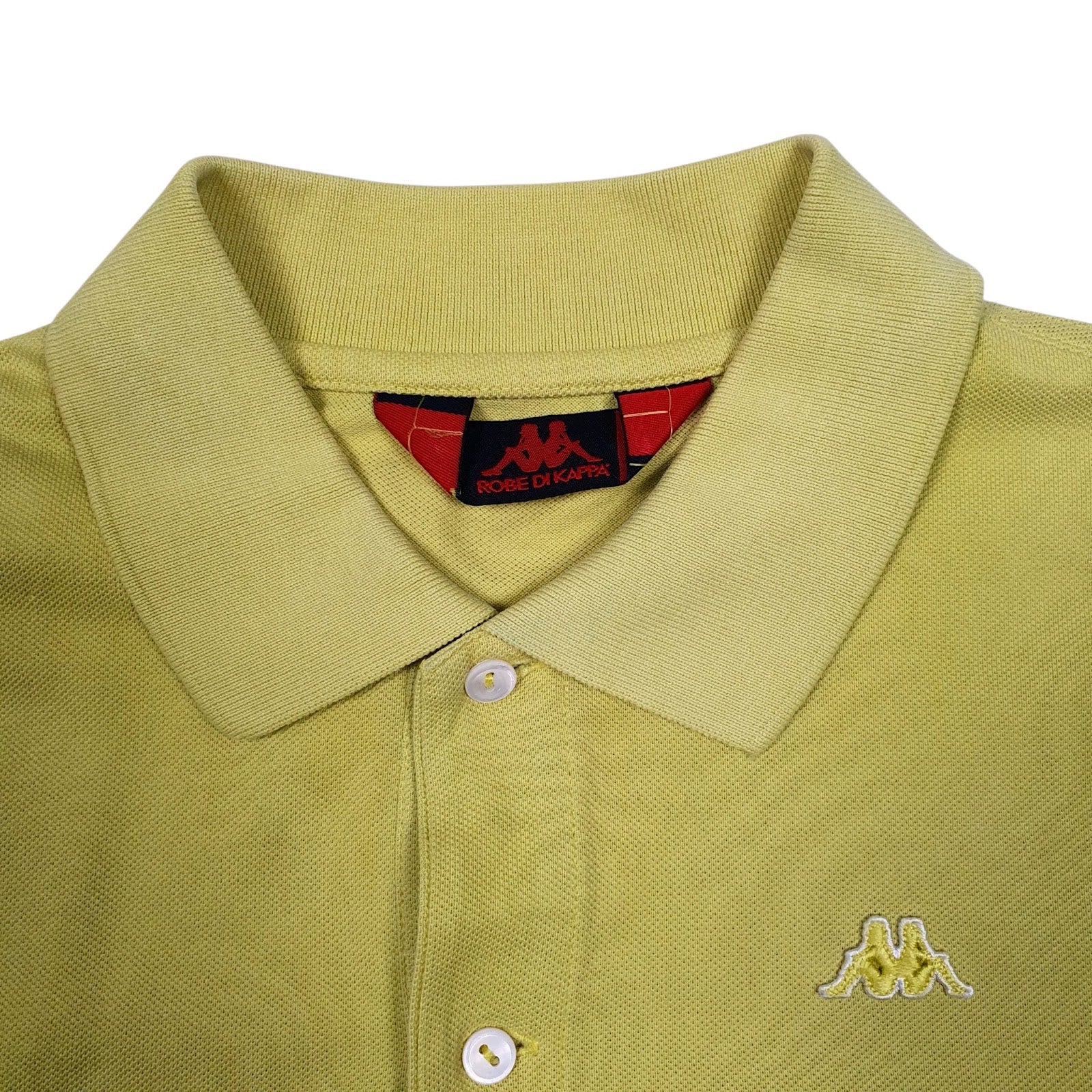 Mens Yellow Kappa   Polo Shirt