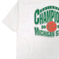 Mens White Fruit Of The Loom Vintage 00s National Champions Michigan State  T Shirt