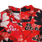 Womens Red Unbranded Floral  Dress