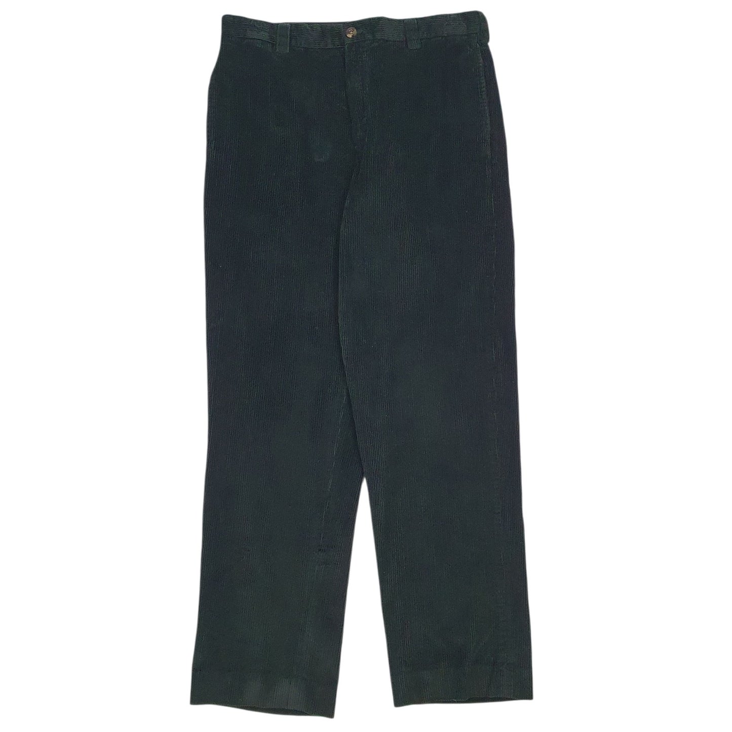 Mens Green L.L. Bean  Corduroy Trousers